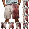 Men's Casual Drawstring Waist Shorts Halloween Print Relaxed Fit Lightweight Breathable Comfortable Summer Beach Shorts