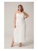 Yaoting European Plus Size Satin Lace Chiffon Camisole Nightgown SQ7005