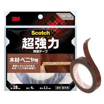 3M Extra medienai ir 19mm 4m Scotch dvipusė juosta, Stipri, Faneros, Plati, Ilga, SMZ-19R, Pusiau ilga