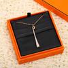 Hot Brand Vintage Women Necklace Luxury Jewelry For Women Designer Pendant Fashion Pure 925 Sterling Silver Chain Necklaces