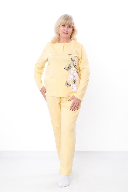 Plus Size Women's Floral Print Pajama Set, Any Season 8240-001-33-1 HC