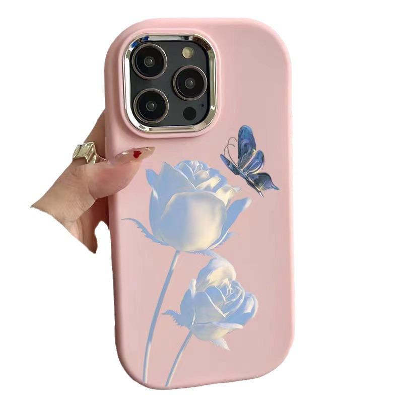 Butterfly Suitable for Apple 15pro Europe and America 16promax Mobile Phone Case Iphone14 Creative 13mini12