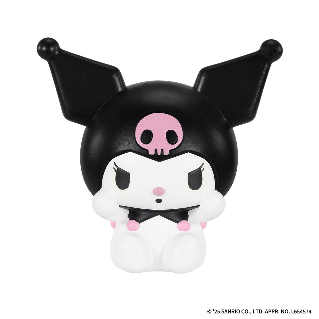 Sanrio Characters Sofmallow Kuromi Soft Vinyl Figure Toy
