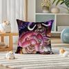 One Piece Wano Country Arc Anime Plush Pillow Cover Soft Short Plush Cushion Cover For Sofa Bedroom Home Decor Gift Decoration