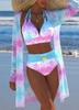New Women Bikini Set 3 Piece Sexy Swimsuit Summer Beachwear Push Up Plus Size