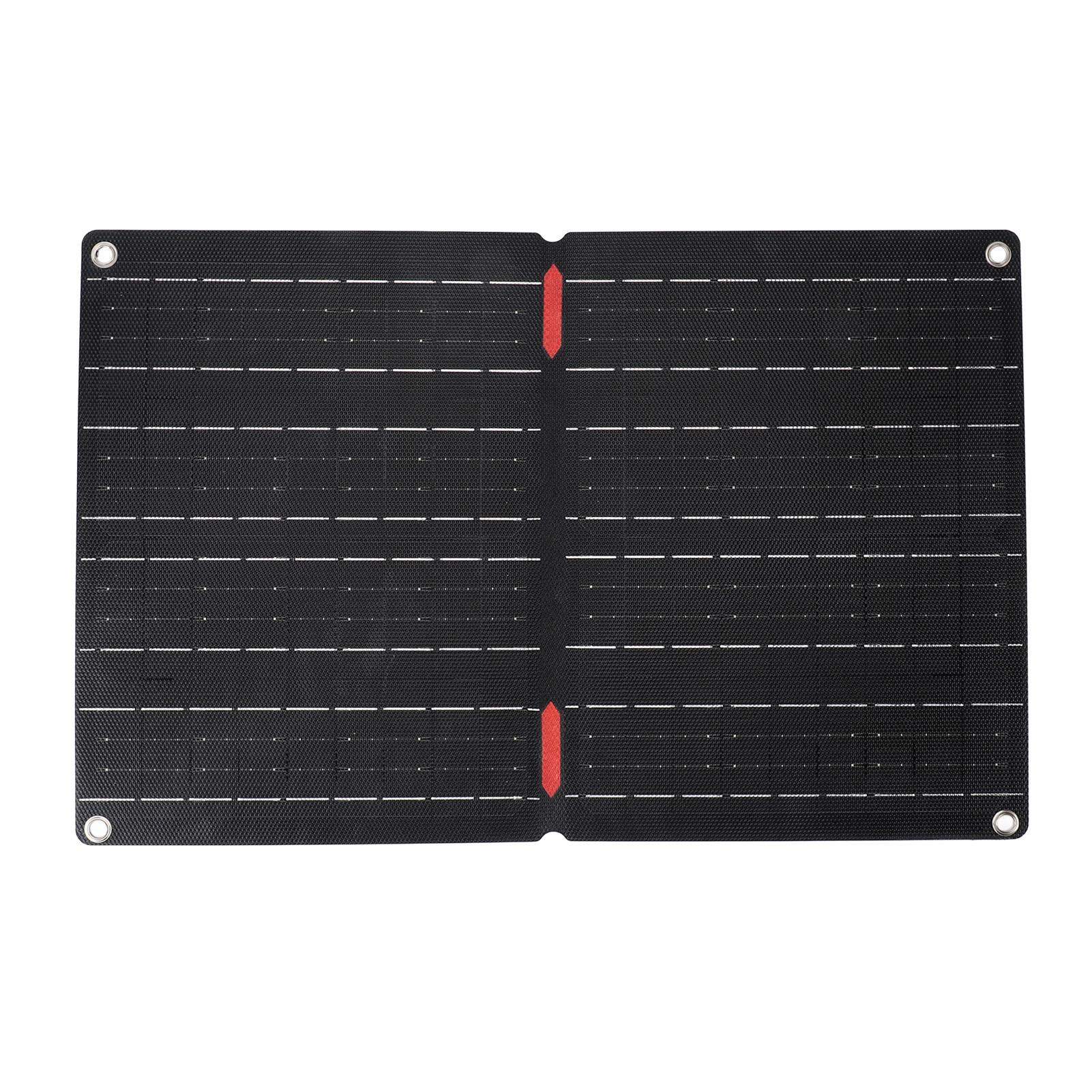 

60W Solar Panel for Portable Power Station, 60A 12V IP68 Waterproof Foldable Solar Panel for Camping for Home Travel RV, ETFE Controller
