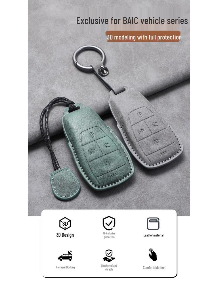 Beijing Auto Key Case for X7, BJ40, Zhida X3, EU5, BJ60, Magic Cube, EU7 - Shell Buckle