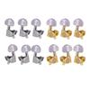 6x Guitar String Tuning Pegs Tuning Machines Grover, Metal, Guitar Tuner Machine Heads for Acoustic Guitars