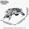MOOXI MOC Space Wars Movie Robot Soldier Fighter Tank Weapons Battle Scene Models Bricks Building Blocks Figures Toys Kids Gifts