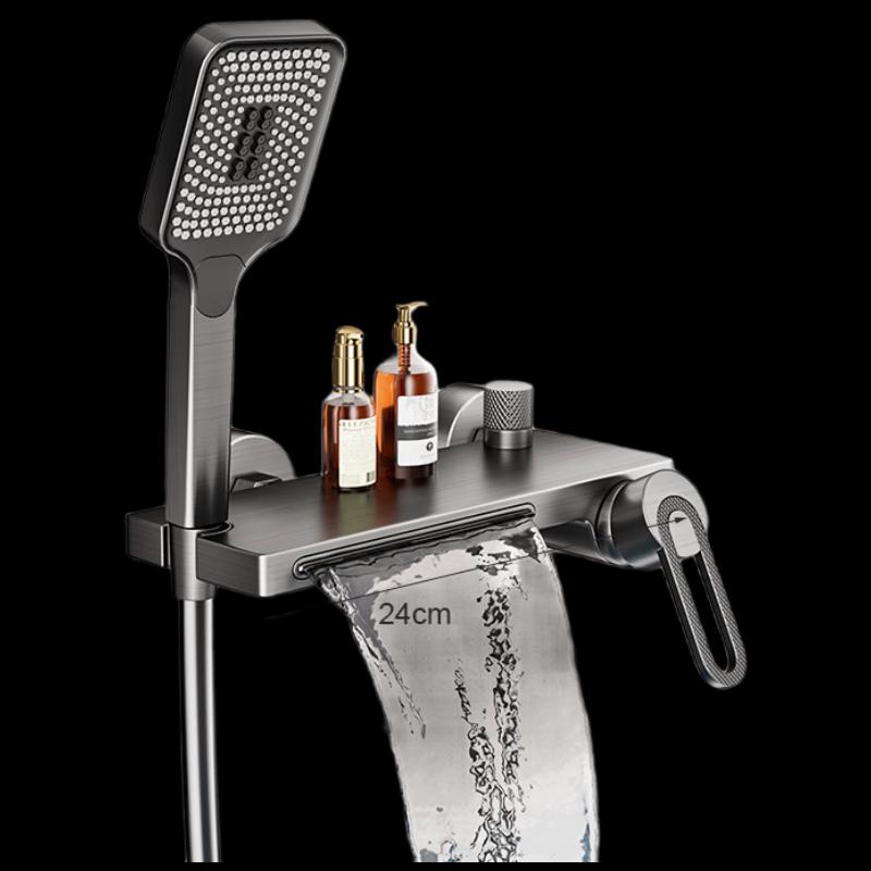 Wall-Mounted Bathtub Faucet & Shower Set