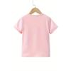 European Sizes Girls' Fashion Round Neck T-Shirt