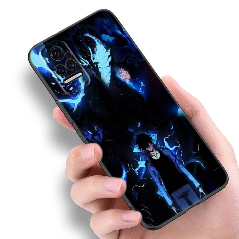 Anime Solo Leveling Phone Case For Xiaomi Mi POCO X3 NFC GT M4 M3 12 11T 10T Pro A3 11 Lite NE 5G 12X 11i F3 Soft Black Cover
