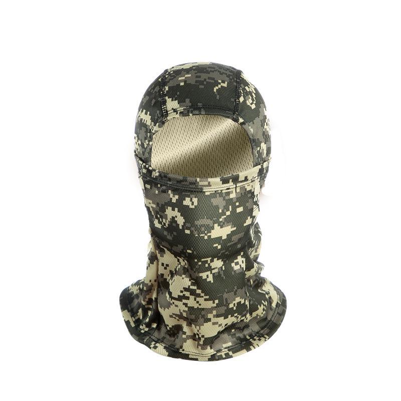 Camouflage Outdoor Sports Balaclava: Dustproof, Sun Protection Cycling Mask One Size