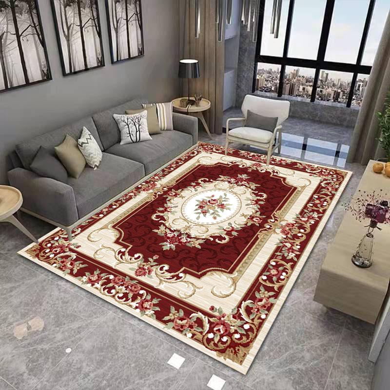 Bohemian Crystal Velvet Carpet Living Room Non-Slip Coffee Table Area Carpet Office Hotel Floor Mat Porch Lobby Door Mat