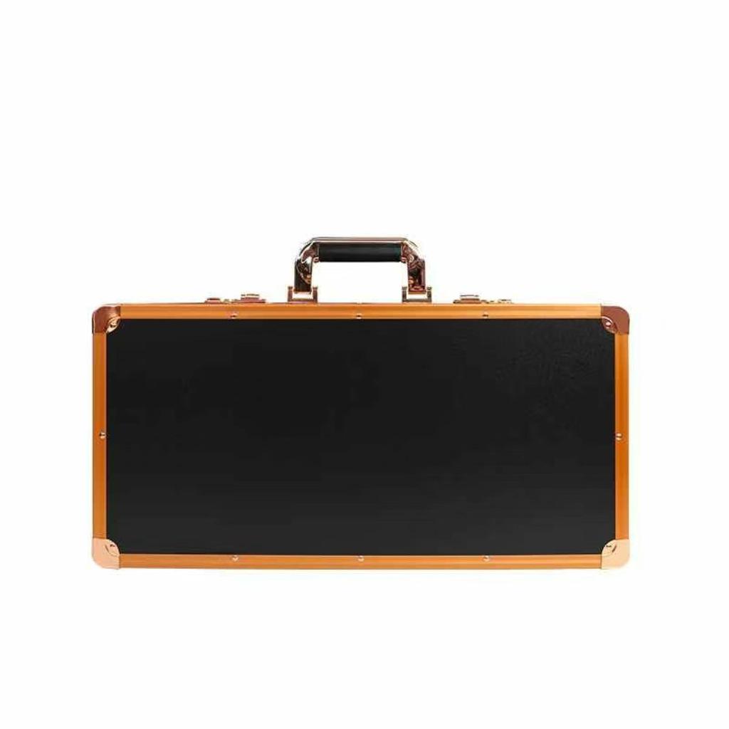 Large Capacity Aluminum Alloy Hairdressing Tool Box and Beauty Makeup Case