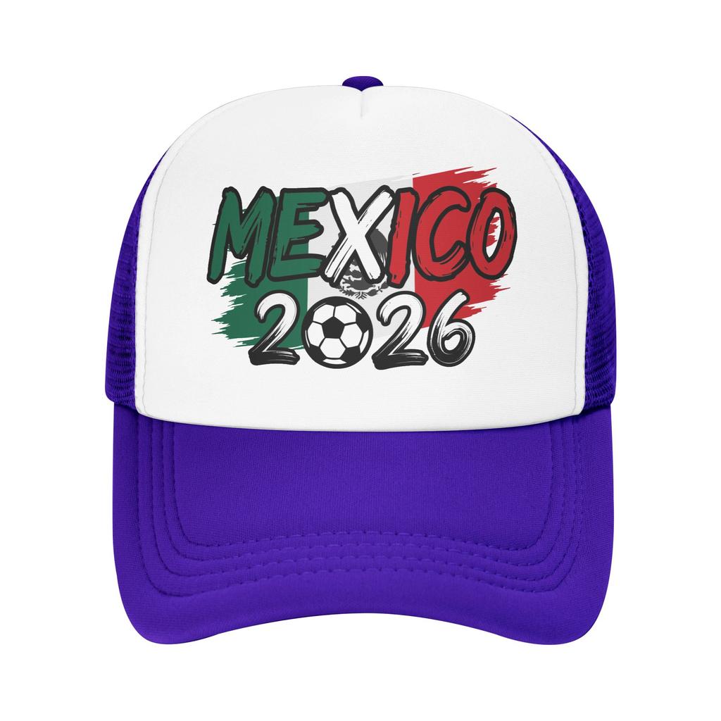 Mexico Football Match Mesh Baseball Cap Unisex Casual Sun Hats Usa Canada Mexico Soccer Hats Adjustable Summer Trucker Hats