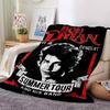 1pc Bob Dylan Summer Tour Themed Printed Soft and Comfortable Home Blanket, Small Throw Blanket, Nap Blanket, Suitable As a Gift L065
