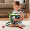 Stress-Relieving Plush Breathing Animal with Music & Light - Ideal Companion for Anxiety & Sleep Aid