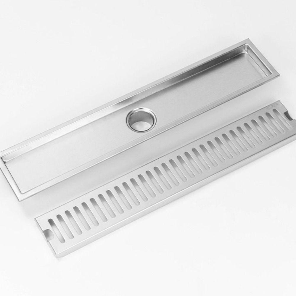 20/30/40/50Cm Linear Shower Drain Stainless Steel Anti Odor Linear Drain Villa Wet Area Decoration