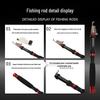 Compact Carbon Sea Fishing Rod: Ultra Short Section for Rock and Boat Fishing, Ideal for Small Casting and Throwing