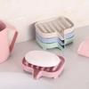 Creative Drainage Soap Dish Plastic Soap Holder with Waterproof Drainage Hole for Bathroom, Soap Storage Box, Bathroom Accessory, Soap Holder