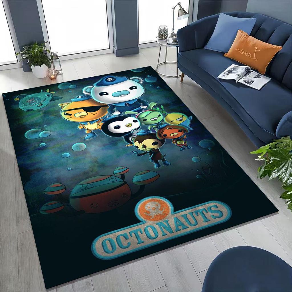 27 Style Octonauts Barnacles Cartoon Rug for Bedroom Living Room Sofa Home Doormat Decor, Large Kids Play Non-slip Floor Mat