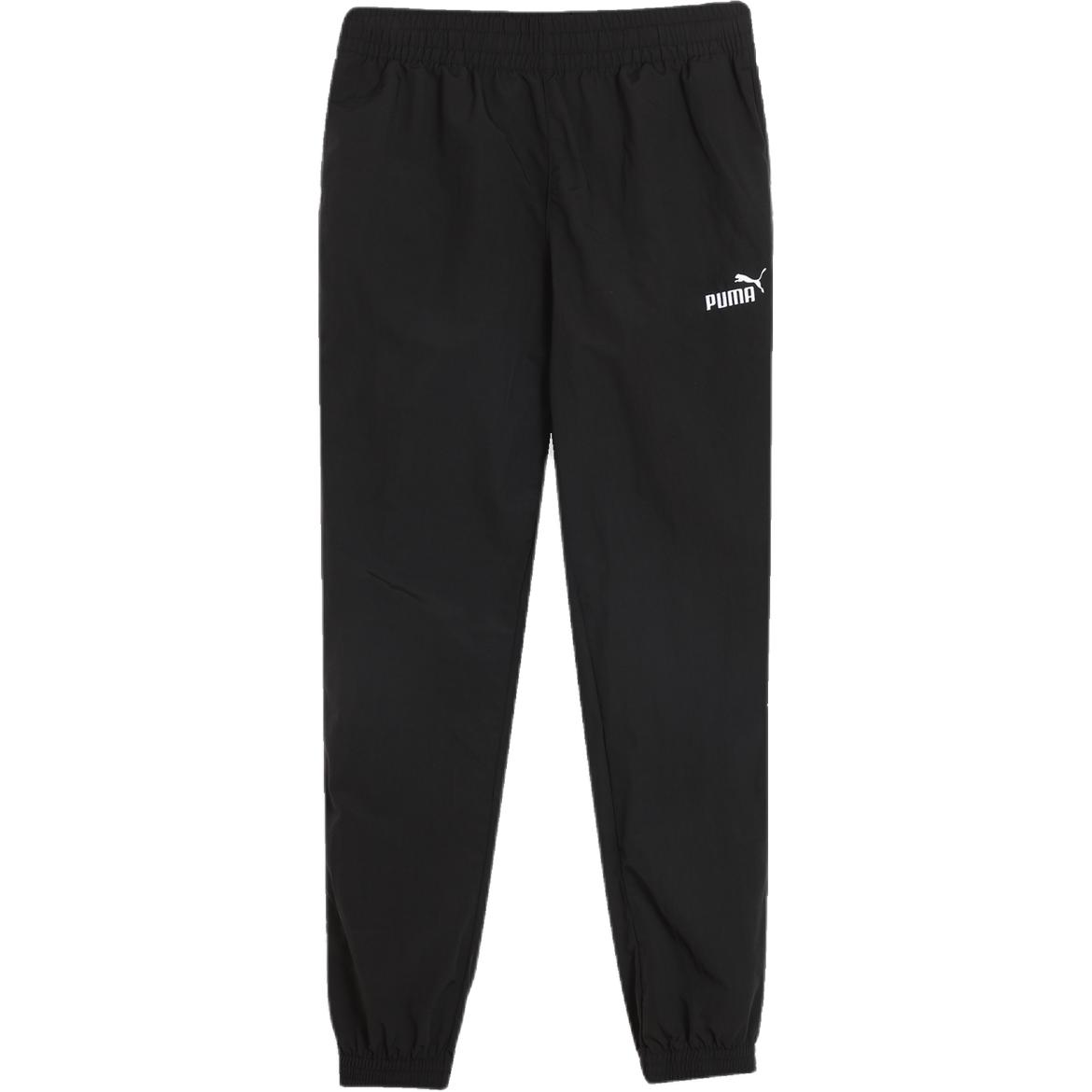 

New PUMA ESSWOVEN SS25 Casual Pants Men s Black 01 688566-01 XXL (190/86A)