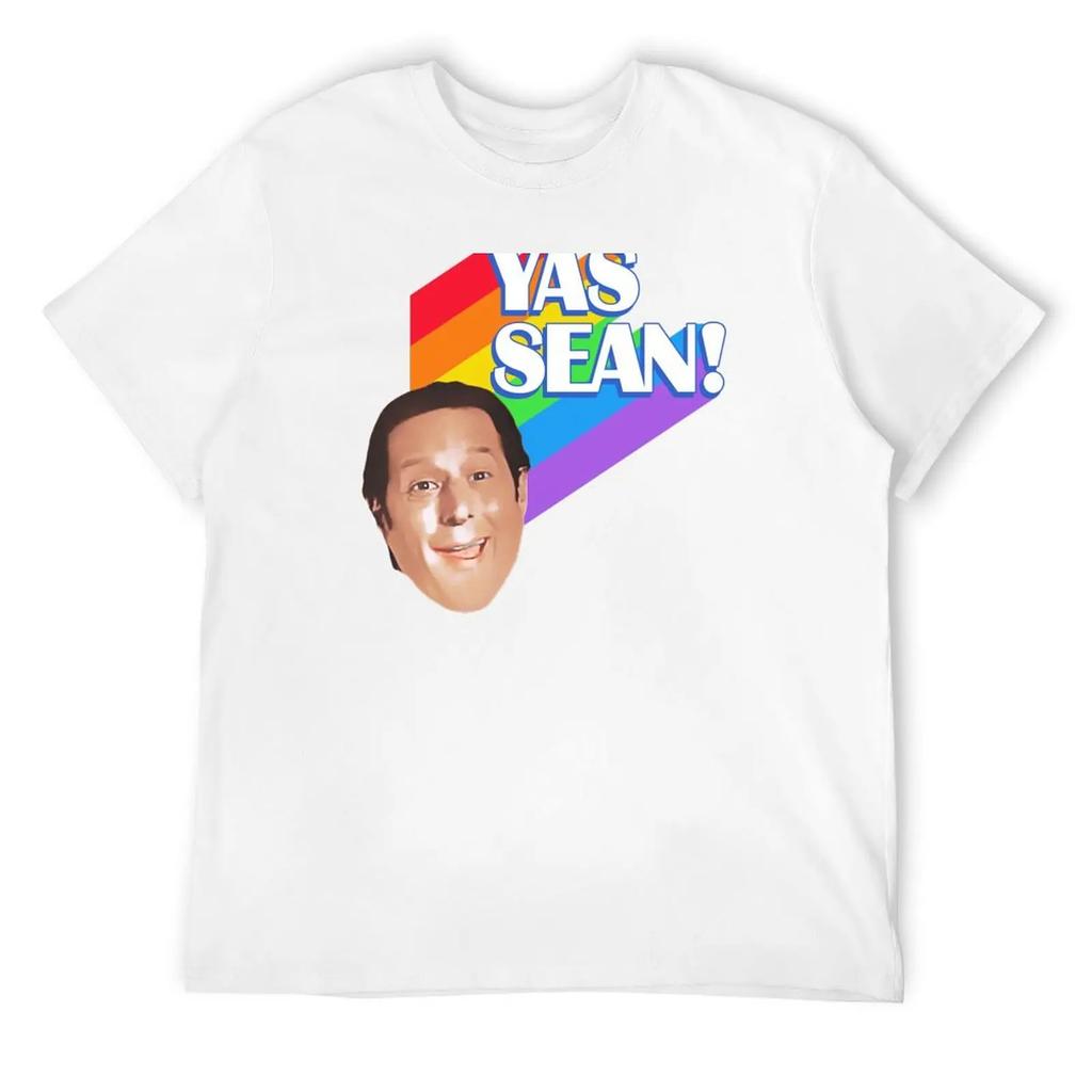 Yas Sean!!! / Ay I'M Bein' Gay Ova Here! T-Shirt Customs Shirts Graphic Tees Vintage Plain White T Shirts Men