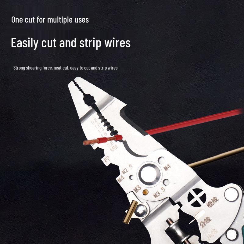 16-in-1 Multifunction Foldable Wire Stripper & Cutter for Electricians