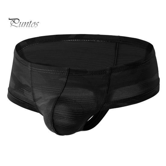 Men Boxer Briefs Low Rise U-Convex Slim Fit Shorts Underwear Colorful Printing High Elasticity Breathable Shorts Underwear