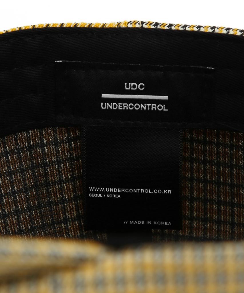 Eondeokeonteulol Check Pattern Ball Cap Multy Hound / Authentic B B / Yellow