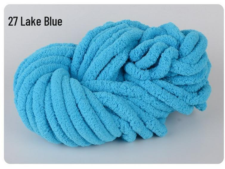 Winter DIY Super Dicke Isländische Wolle Handgewebter Schal & Mütze Garn