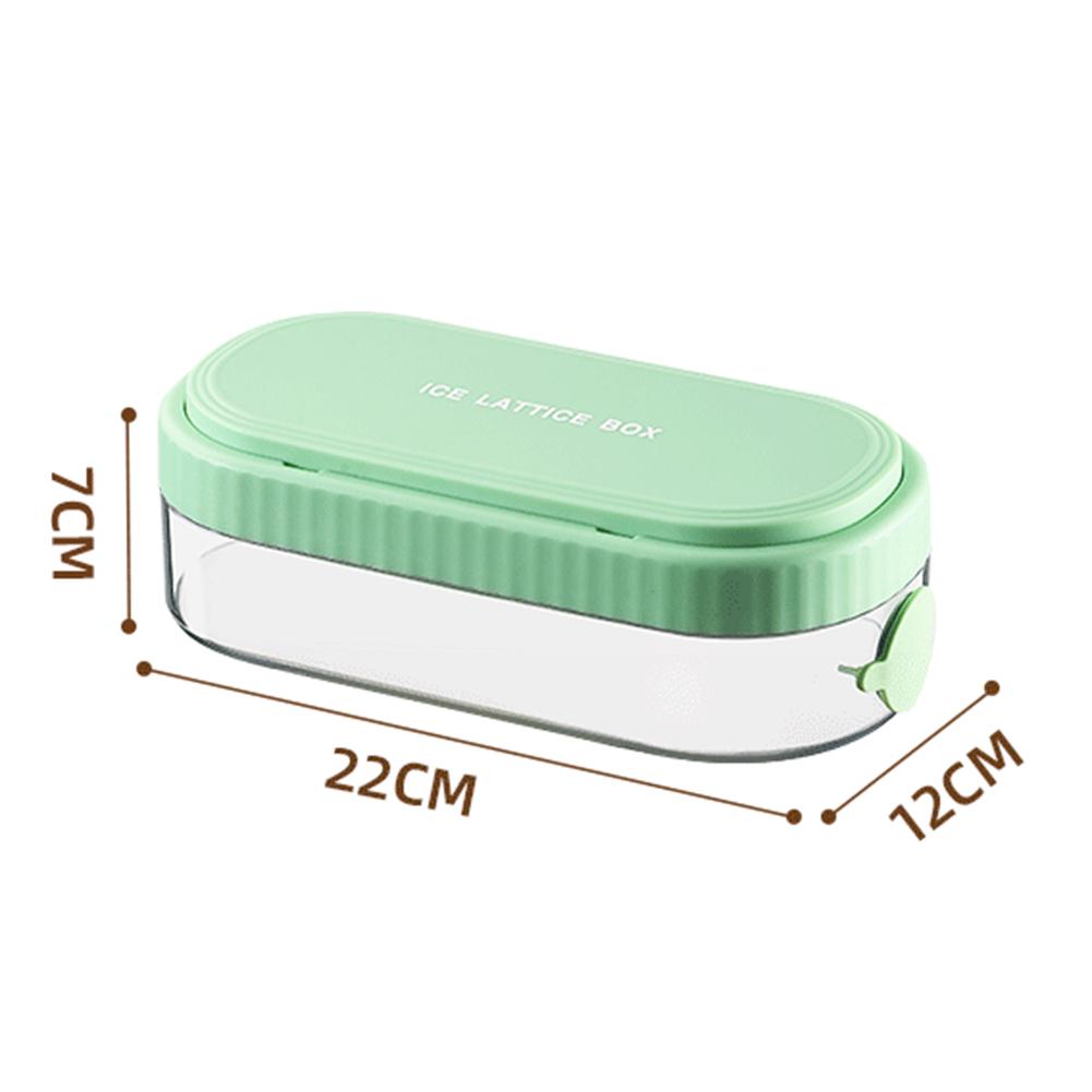 Silicone Ice Cubes Moulds Box With Lid Easy Release Ice Making Mould For Whiskey Cocktail