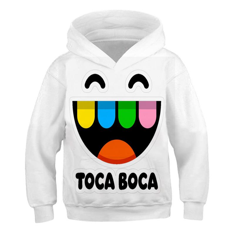 Hanorace Imprimare 3D Joc Toca Life World Toca Boca Creator Jucării Virtuale Hanorace Băiat Fată Hanorace cu Glugă Copii Hanorac Supradimensionat