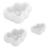 3Pcs Clouds Shape Silicone Mold Easy Demoulding Deformation Resistance Clouds Epoxy Resin Molds DIY Cakes Chocolates
