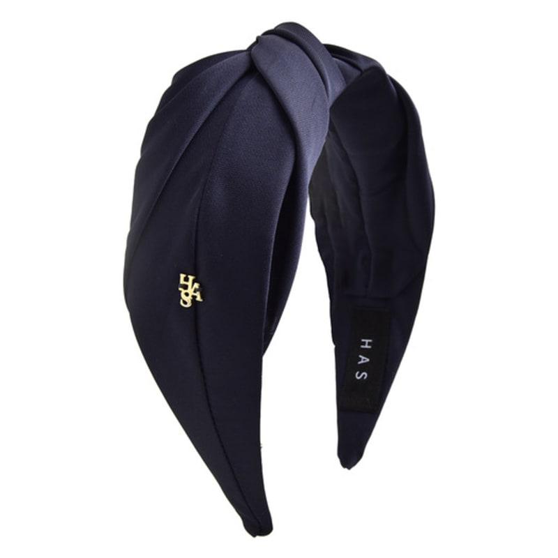 HAS HTY003 Navy Twisted hair band