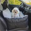 Przenosne wodoodporne siedzisko samochodowe i legowisko dla psa - Podwójne zastosowanie, zmywalna poduszka dla zwierząt na podróż, bezpieczeństwo
