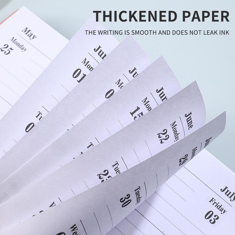 2026 A6 Pocket Planner: English Agenda & 365-Day Cross-Border Time Management Notebook