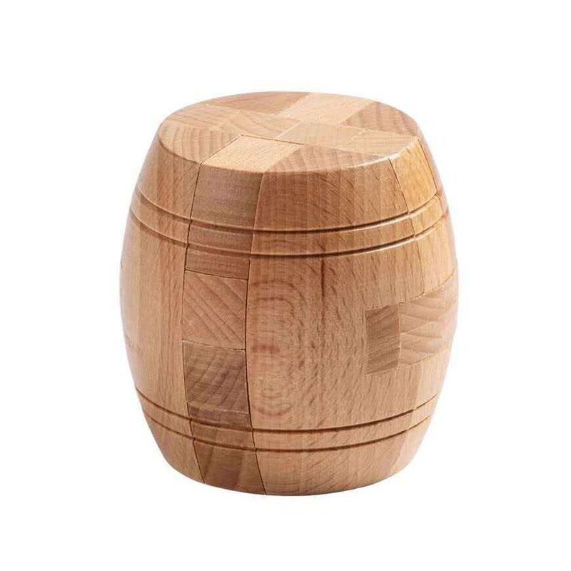 Rompecabezas Luban Lock Wooden Barrel Puzzle Iq Logic Training Brain Teaser Toys For Kids Adults Educational Gifts