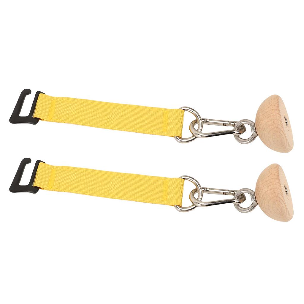 75mm Pull Up Ball Grip Bottom Flat Half Sphere Shaped Portable Multifunctional Wooden Grip Ball for Rock Climbers
