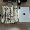 JIAERDI New Chinese Style Ink Hand Bag Purse Women Fairycore Handle Embroidery Purse Female Summer Bamboo Knot Handbag Wallet