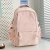 Versatile Backpack Female Japanese Ins High Value Backpack Junior High School Student Schoolbag Lightweight Large Capacity Backpack