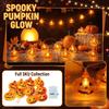 Halloween Pumpkin LED Wire String Lights, Battery Operated Multicolor Lights for Indoor Outdoor Decor