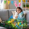Pokemon Starter Pokemon Scenic Flannel Blanket Cartoon Anime Soft Warm Plush Throw Sofa Bed Couch Cover Camping Travel Fans Gift