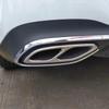 Stainless Steel For Mercedes Benz CLA Class C118 W118 2020-2026 Rear Bumper Dual Exhaust Pipe Trim Exhause Cover Accessories