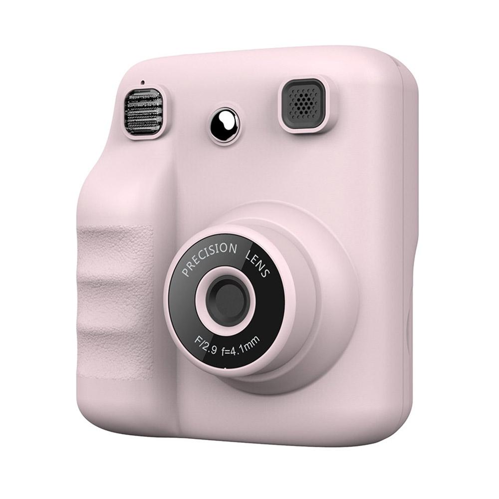 

A29 2.4 Inch IPS HD Screen VGA Lens Instant Photo Printing Video Recording Digital Camera for Kids Pink