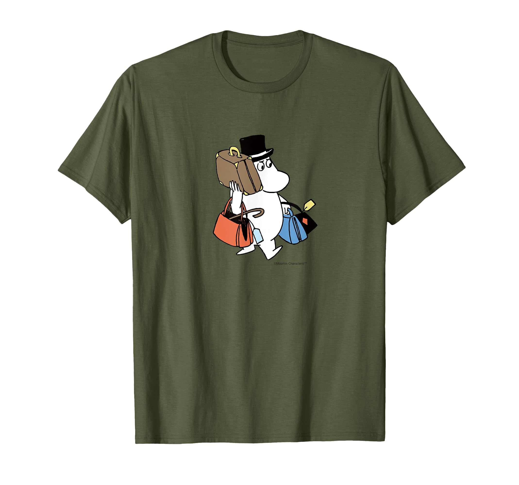 

Moominpappa Trunk and Bag T-shirt чёрный