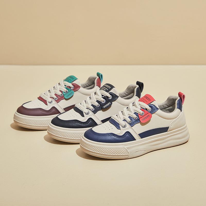 Spring New Ins Female Student Platform Heightening Sports Board Shoes Casual Shoes XF