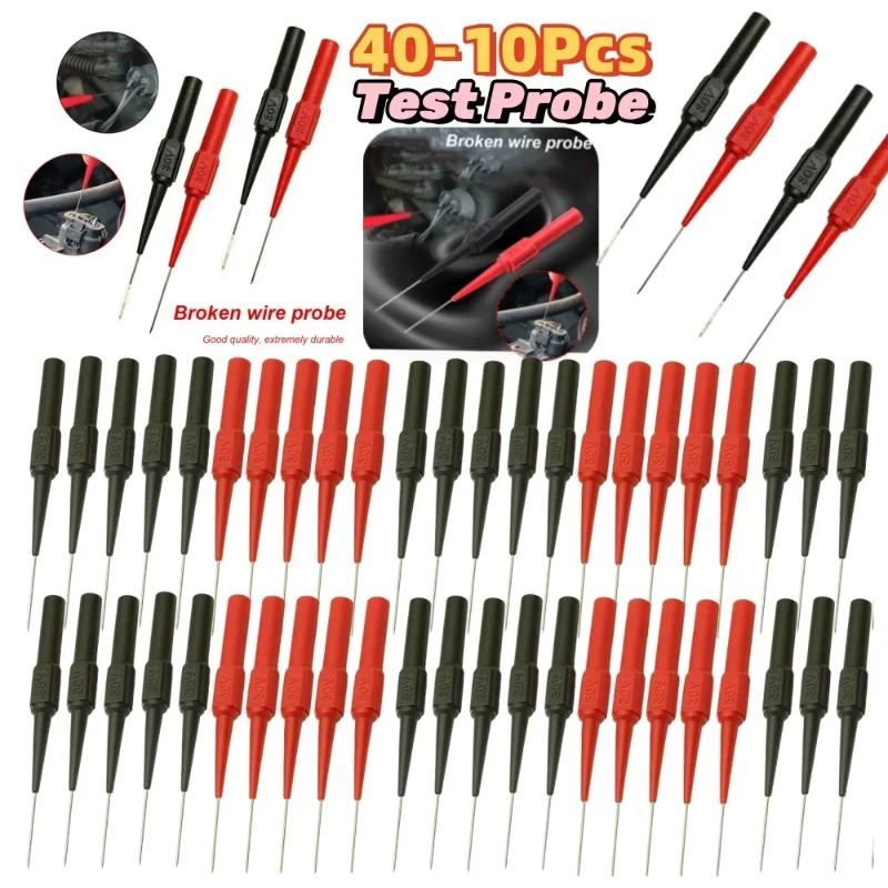 Test Lead Extention Back Piercing Needle Tip Probes Autotools Automotive Kit Machine 10Pcs Diagnostic Tools Multimeter