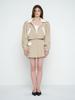 MOIFAIRE Button Wool Shorts / Begie